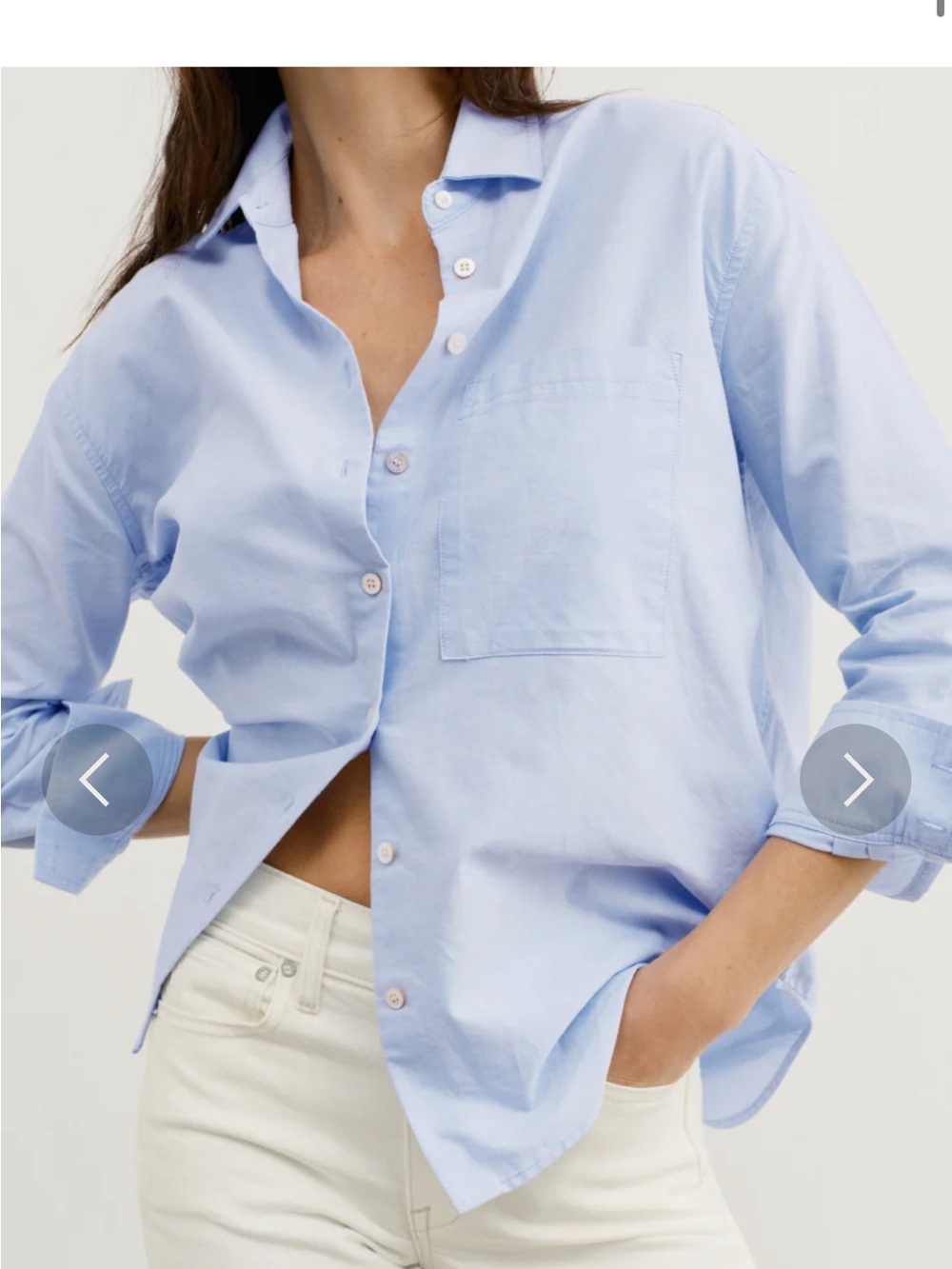 AYR Oxford Blue The Deep End button down - Picture 3 of 4